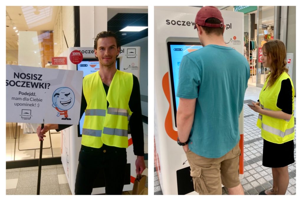 Obsluga promocji Soczewkomat - DNA agencja hostess