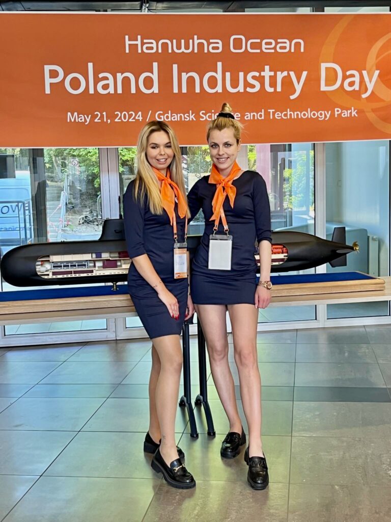 Hostessy na Hanwha Ocean Poland Industry Day w Gdańsku - DNA agencja hostess