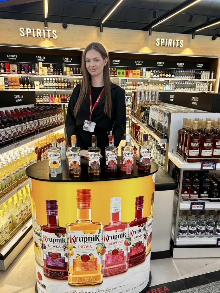 Degustacje Krupnik w sklepach Baltona na lotniskach - DNA agencja hostess