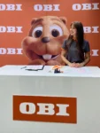Hostessy agencji DNA podczas eventu firmowego OBI w MOSiR Poranki i Wieczory w Warszawie